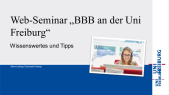 Webinar 3: Wissenswertes und Tipps zur Webinargestaltung mit BigBlueButton (SoSe 21)